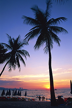 Pattaya Beach, Pattaya, Thailand, Southeast Asia, Asia