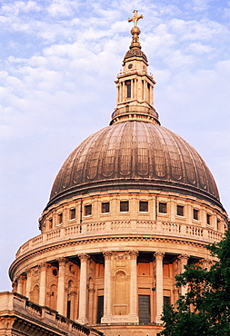 The Dome of St. Pauls Cathedral, London, England, United Kingdom, Europe