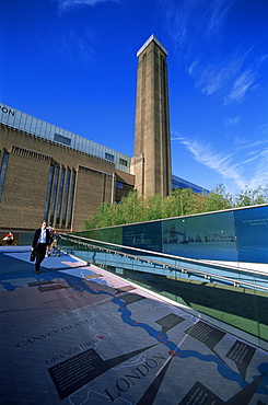 Tate Modern and Millennium Bridge, South Bank, London, England, United Kingdom, Europe