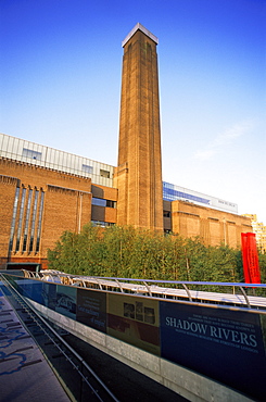 Tate Modern and Millennium Bridge, South Bank, London, England, United Kingdom, Europe