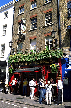 Coach and Horses pub, Covent Garden, London, England, United Kingdom, Europe