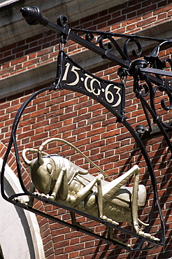 Traditional banking street sign, Lombard Street, City of London, London, England, United Kingdom, Europe