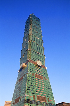 Taipei 101, skyscraper 1667 feet tall, Taipei, Taiwan, Asia