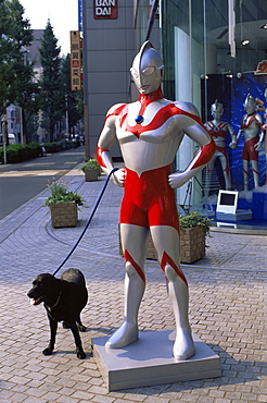 Ultraman Statue, Asakusa, Tokyo, Japan, Asia