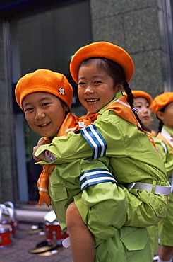 Girl Guides, Tokyo, Japan, Asia