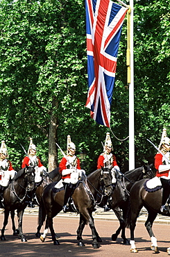 Horse Guards on the Mall, London, England, United Kingdom, Europe