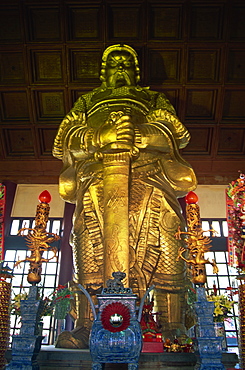 Statue of Che Kung, Che Kung Temple, Sha Tin, Kowloon, Hong Kong, China, Asia