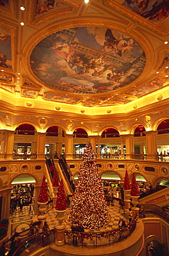 Interior of the Venetian Macao Hotel and Casino, Macau, China, Asia