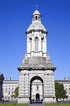 The Campanile, Trinity College, Dublin, Republic of Ireland, Europe