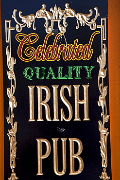 Pub sign, Republic of Ireland, Europe