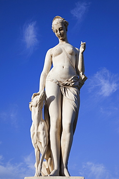 Statue of Diana by Louis Auguste Leveque, Jardin des Tuileries, Paris, France, Europe