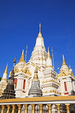 Wat Botum, Buddha's Relics Stupa, Phnom Penh, Cambodia, Indochina, Southeast Asia, Asia