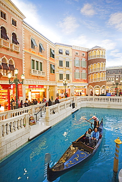 The Grand Shopping Canal, The Venetian Macao Hotel and Casino, Macau, China, Asia