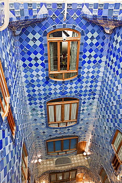 Interior, Casa Batllo, UNESCO World Heritage Site, Barcelona, Catalonia, Spain, Europe