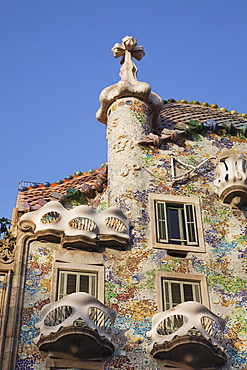 Casa Batllo, UNESCO World Heritage Site, Barcelona, Catalonia, Spain, Europe