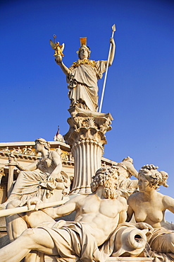 Palais-Athene Fountain, Parliament Building, Vienna, Austria, Europe