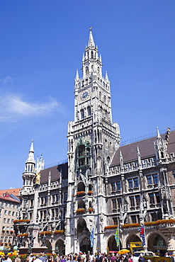 City Hall (Rathaus), Marienplatz, Munich, Bavaria, Germany, Europe