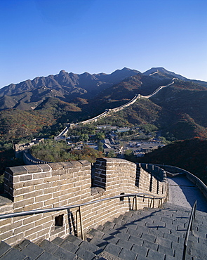 Great Wall at Badaling, UNESCO World Heritage Site, near Beijing, China, Asia