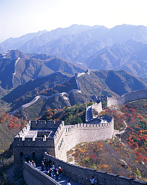 Great Wall at Badaling, UNESCO World Heritage Site, near Beijing, China, Asia