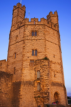 Caernarfon Castle, UNESCO World Heritage Site, Caernarfon, Gwynedd, Wales, United Kingdom, Europe