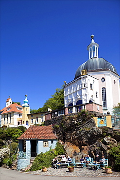 Portmeirion Village, Gwynedd, Wales, United Kingdom, Europe