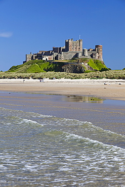 Bamburgh Castle, Bamburgh, Northumberland, England, United Kingdom, Europe