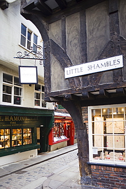 The Shambles, York, Yorkshire, England, United Kingdom, Europe