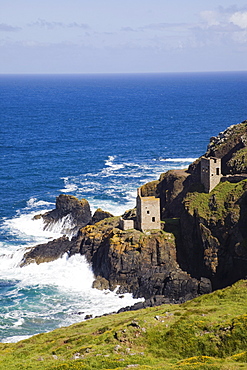 Botallack Mine, UNESCO World Heritage Site, Cornwall, England, United Kingdom, Europe