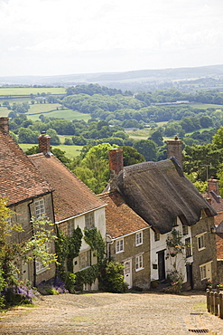 Gold Hill, Shaftesbury, Dorset, England, United Kingdom, Europe