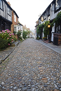 Mermaid Street, Rye, East Sussex, England, United Kingdom, Europe