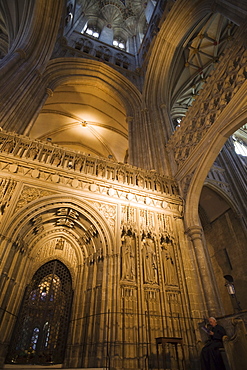 Interior of Canterbury Cathedral, UNESCO World Heritage Site, Canterbury, Kent, England, United Kingdom, Europe