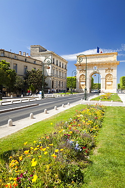 The Arc de Triomphe, Rue Foch, Montpellier, Languedoc-Roussilon, France, Europe