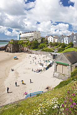 South Beach, Tenby, Pembrokeshire, Wales, United Kingdom, Europe