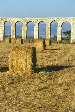 Aqueduct of the ancient city of Acre in the western Galilee, Israel