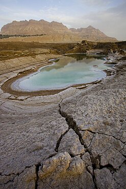Aerial landscape of the Dead sea, Israel