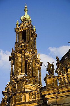 Photograph of an ancient Cathedral in Dresden Germany