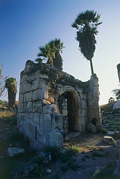 ruins of Minya near the sea of Galilee, Israel
