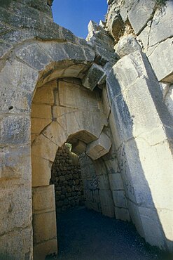 gate of the Nimrud fortress in the northern Golan Heights, Israel