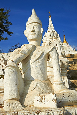 Paya Settawya temple, Mingun, Sagaing, Myanmar (Burma), Asia