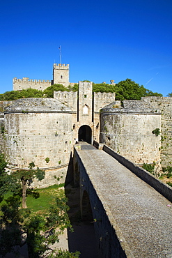 Fortress and Palace of the Grand Masters, UNESCO World Heritage Site, Rhodes City, Rhodes, Dodecanese, Greek Islands, Greece, Europe