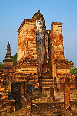 Wat Mahatat, Sukhothai Historical Park, UNESCO World Heritage Site, Sukhothai, Thailand, Southeast Asia, Asia