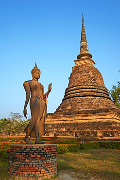 Wat Sa Sri, Sukhothai Historical Park, UNESCO World Heritage Site, Sukhothai, Thailand, Southeast Asia, Asia