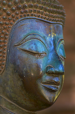 Statue of Buddha, Haw Pha Kaeo, Vientiane, Laos, Indochina, Southeast Asia, Asia