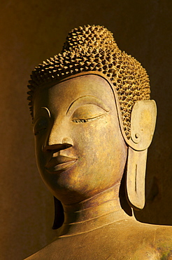 Statue of the Buddha, Haw Pha Kaeo, Vientiane, Laos, Indochina, Southeast Asia, Asia