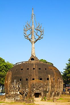 Monument in Xieng Khuan Buddha Park, Vientiane Province, Laos, Indochina, Southeast Asia, Asia