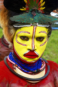 Sing Sing of Mount Hagen, a cultural show with ethnic groups, Mount Hagen, Western Highlands, Papua New Guinea, Pacific