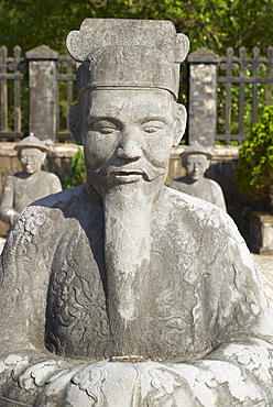 Tomb of Khai Din, city of Hue, Thua Thien Province, Vietnam, Indochina, Southeast Asia, Asia