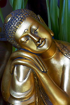 Head of Buddha statue, Bangkok, Thailand, Southeast Asia, Asia