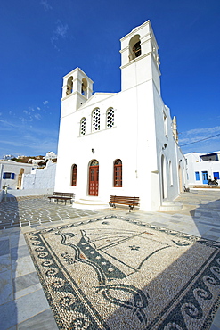 Korfiatissa church, Plaka, old village, Milos, Cyclades Islands, Greek Islands, Greece, Europe