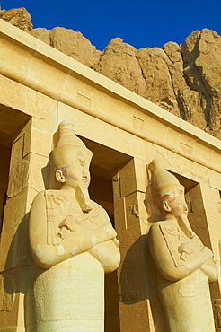 Temple of Hatshepsut, Deir el Bahari, Thebes, UNESCO World Heritage Site, Egypt, North Africa, Africa